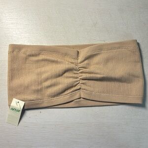 NWT Aerie Beige Bandeau Bralette Size Medium